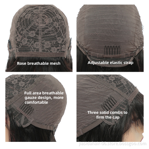 T1BBurg Vendor Wholesale Brazilian Virgin Hair Ombre Color  Wine Red Burgundy Short Bob Human Hair Wigs for Black Women